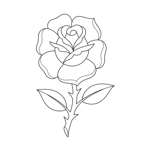 Minimalist style stencil